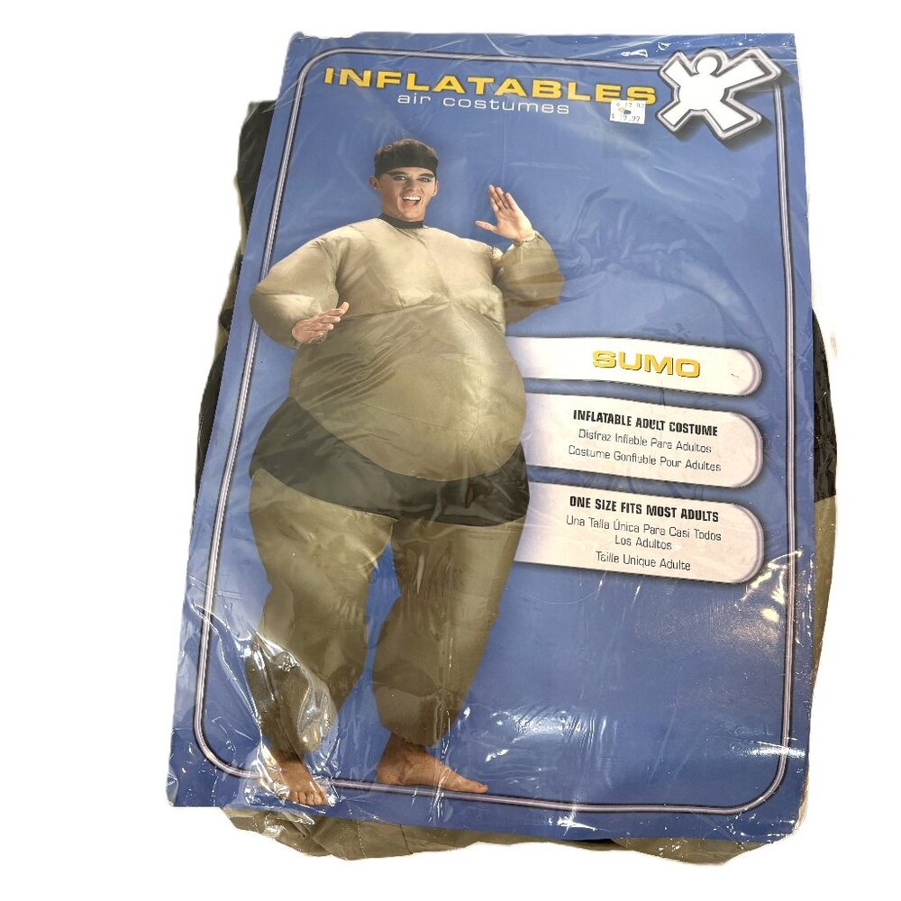Sumo Air Inflatable Costume by Disguise NWT Vintage